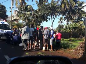 Accident a Terre Rouge